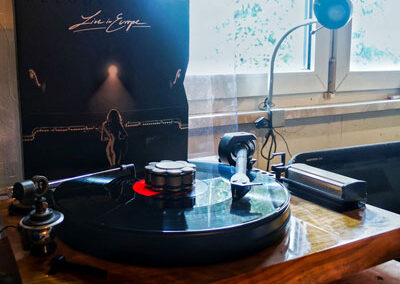 Gardot auf Plattenspieler