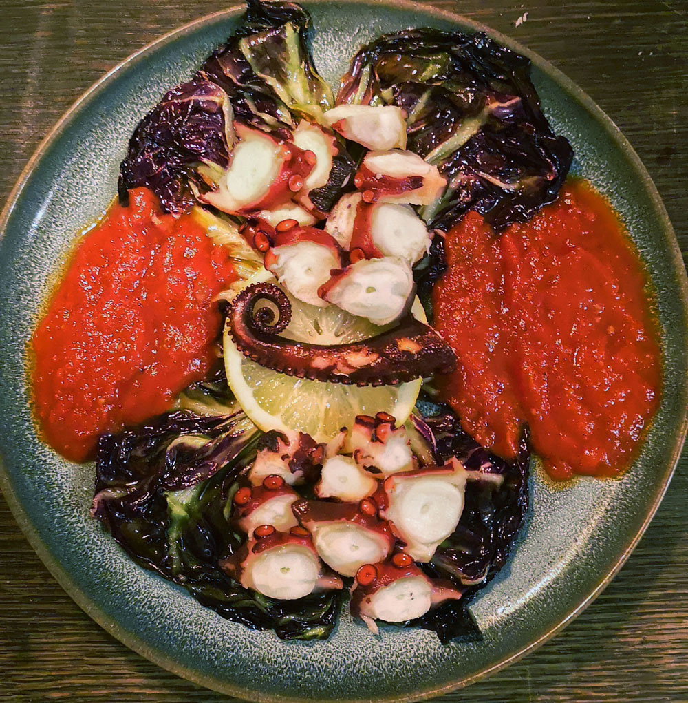 smith-calmar Oktopus mit Sugo