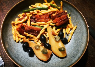 Brian Eno mit Baccalà auf Grünkohl und mehr